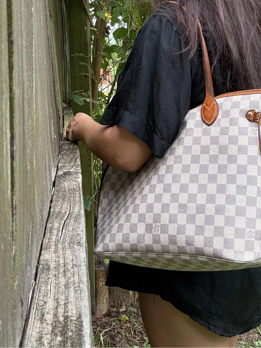 Louis Vuitton mm Azur Neverfull